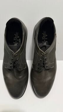 Ashford Hayes Mens Derby Oxford Shoes Charcoal Grey Dress Lace Up Plain Toe 10 M